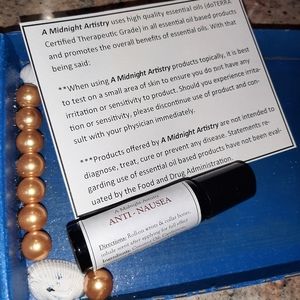 Anti Nausea 10 mL stainless steel/glass rollerball